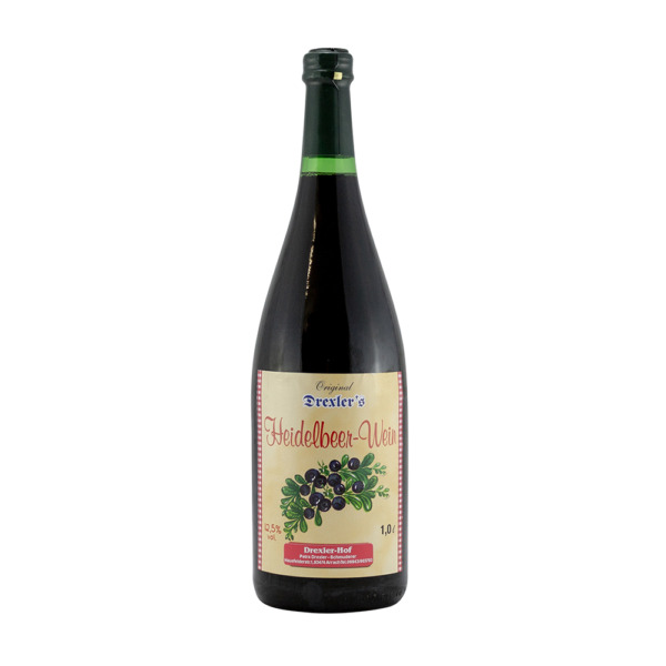 Heidelbeer-Wein 12,5% vol 1 Liter